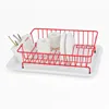 Highly Recommend Red Iron Wire Beautiful Kitchen Dish Racks
