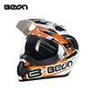 Full face helmet with Pinlock visor insert included and drop down sun visor for motorcycle scooter ECE helmet