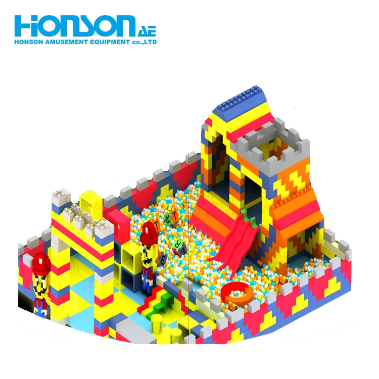 kids free design Blockplay EPP indoor playground soft foam amusement park