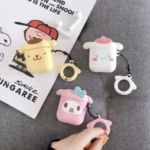Cute Cartoon Earphone Case AirPods Finger Ring Strap