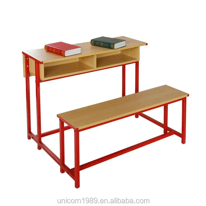 Student Classroom Furniture Antique Used Attached School Desks And