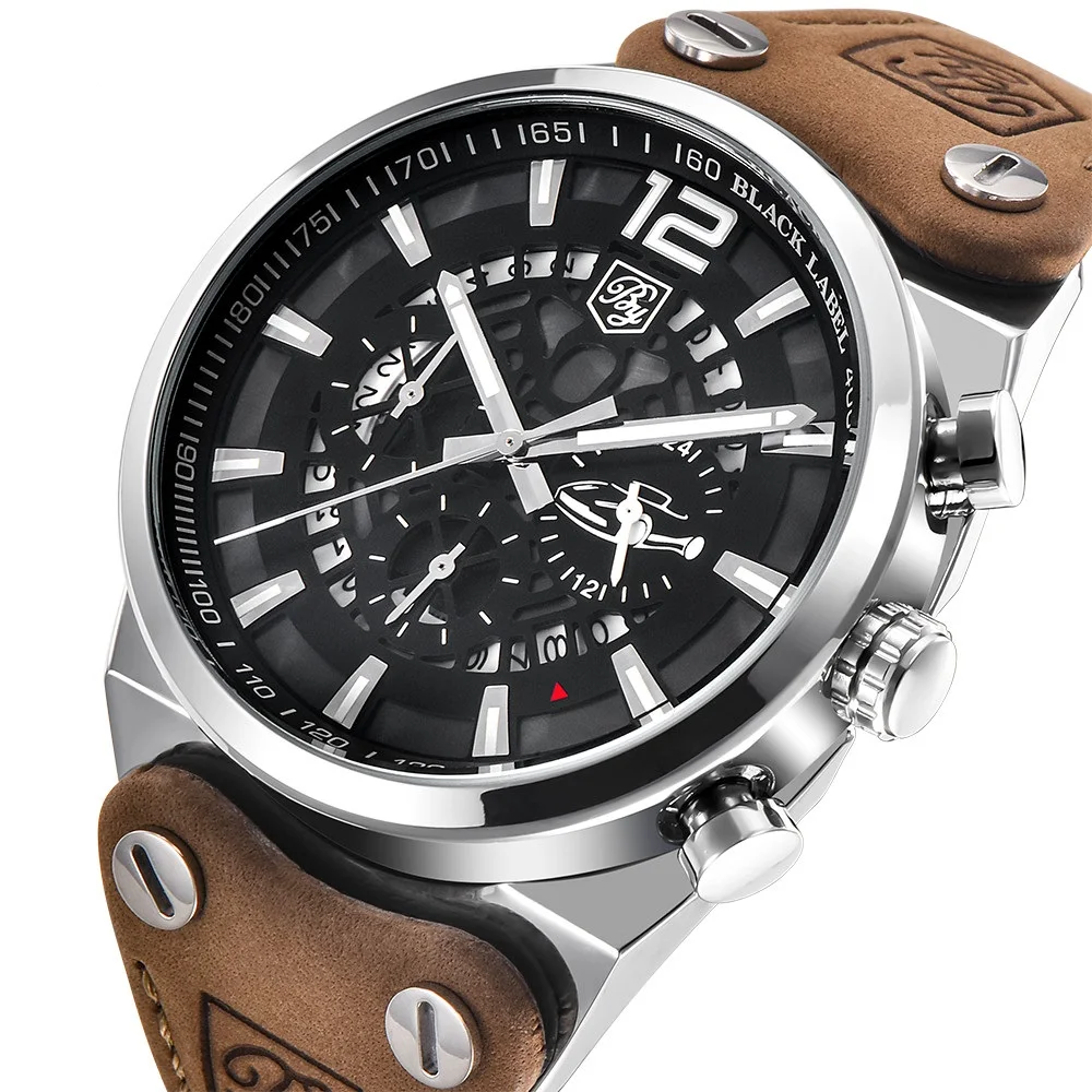 

BENYAR Men Watch 5112 Casual Military Chronograph Watches Men Wrist Luxury Quartz Waterproof Wristwatches Relogio Masculino, 6-color