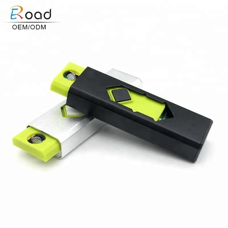 

Eroad windproof rechargeable lighter usb electronic, White/black/purple/red/green/yellow/blue;etc colors
