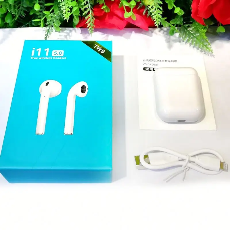 

FREE SHIPPING 3 Hours Music Play Tws Headphone Earphone Wireless Earbuds i11 TWS