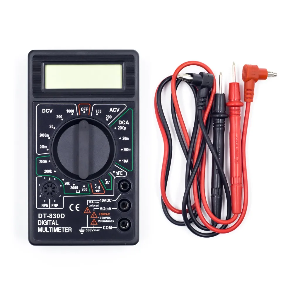 Wholesale Dt830d Pocket Digital Multimeter Counts Ac/dc Volt Amp Ohm