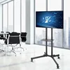 32-70 Inch Flat Screen Floor TV Stand Mobile Trolley LED TV Mount Bracket for Exhibition/ Office