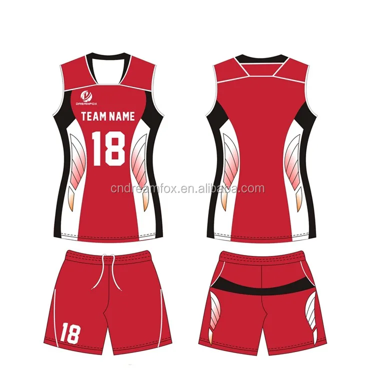 Sublimated Printing Couple's Volleyball Jersey Professional Volleyball