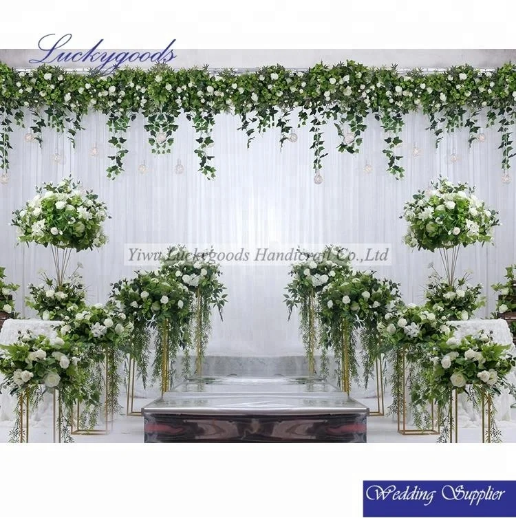 Lfb932 Handmade Hanging Flower Arrangements Church Backdrop