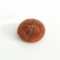

Eco-friendly household copper plated stainless steel wire scourer / scrubber cleaning ball for kitchen cleaning