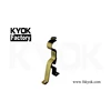 KYOK Polish Brass Chrome Curtain Track Extens Bracket Plexiglass Kwik Hang Curtain Rod Bracket Cafe Curtain Rod Bracket