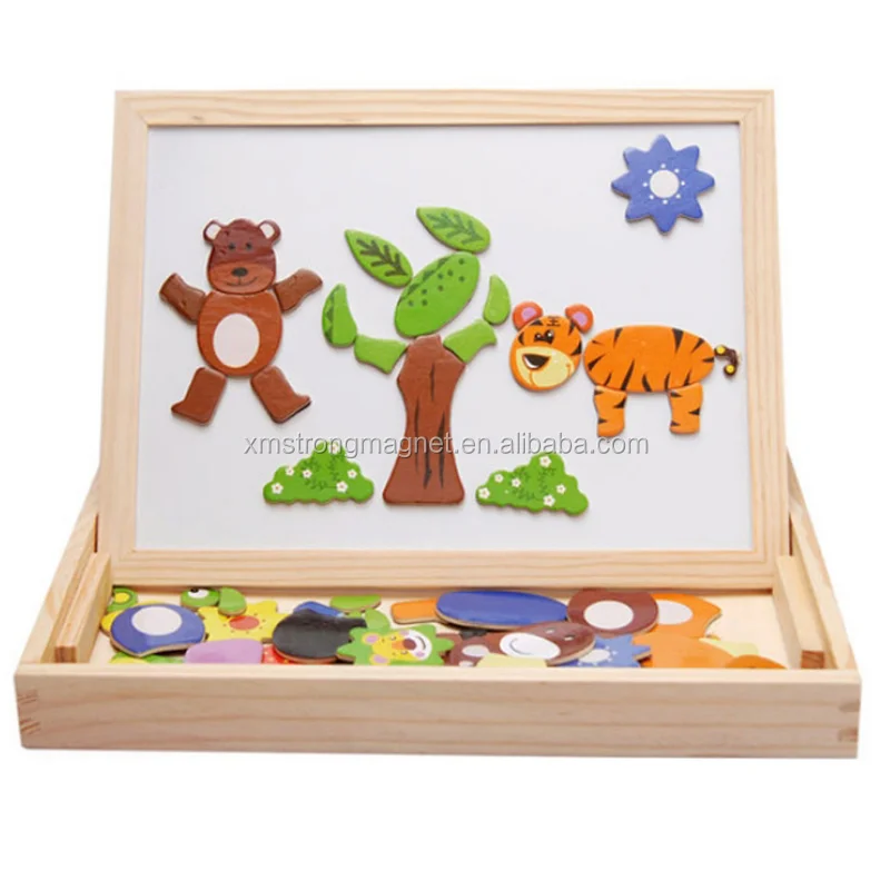 magnetic animal puzzle