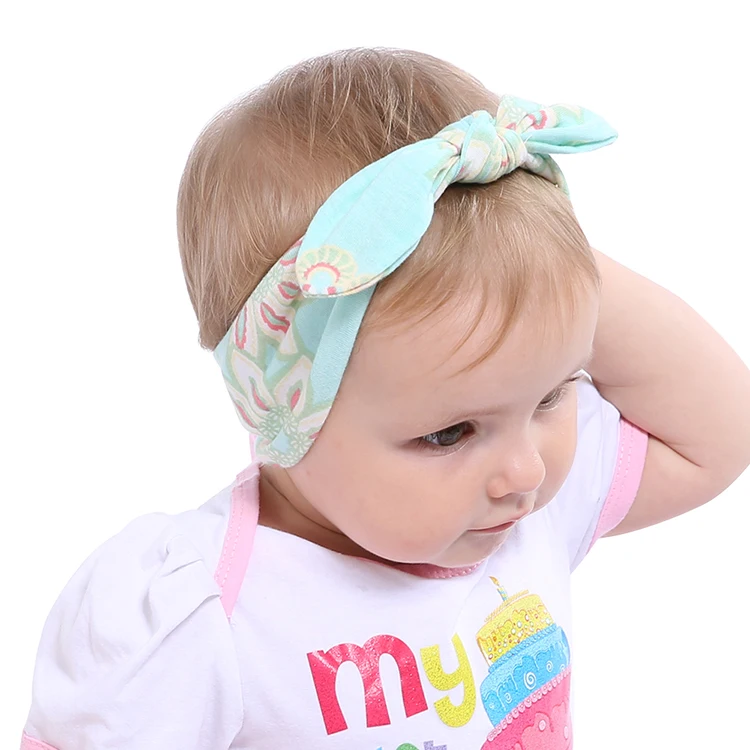 Newborn Baby Girl Hair Accessories Headbands Baby Girl Bow Soft Elastic