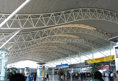 Cantilevered Steel Truss Structure Design Train Station