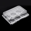 Disposable cake container plastic,cupcake plastic bakery box