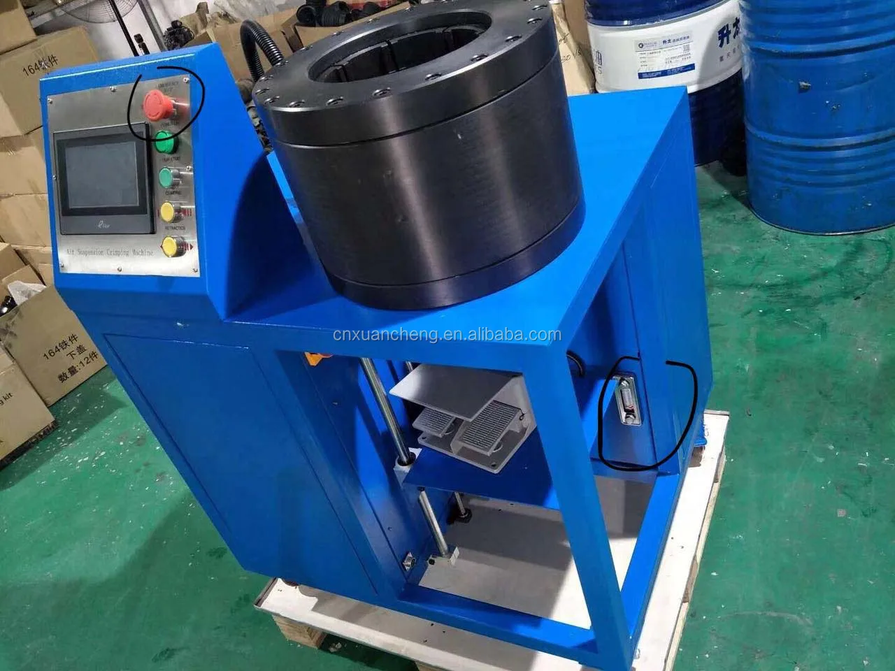 Uniflex Hydraulic Air Suspemsion Hose Crimping Machine Buy Hydraulic