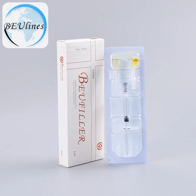 

1 ml Derm medical sodium hyaluronate acid gel lip fullness augmentation, Transparent