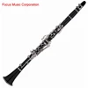 FOCUS Brand FCL-200RD Red ABS Body Bb Clarinet With 2PCS Barrels, Case, Mouthpiece, Reeds, Oil And Accessories