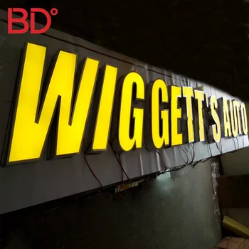 Store Indoor Sign 3d Illuminated Led Light Channel Letter Sign