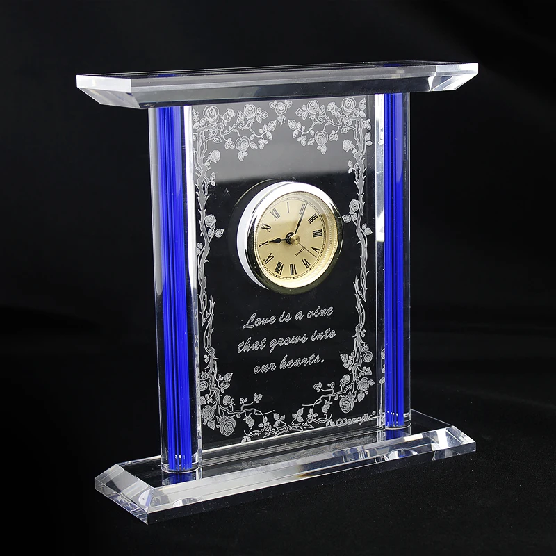 Personalized Engraved Wedding Gifts Craft Unique Acrylic Clock