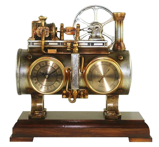 

steam engine shaped clock 943M