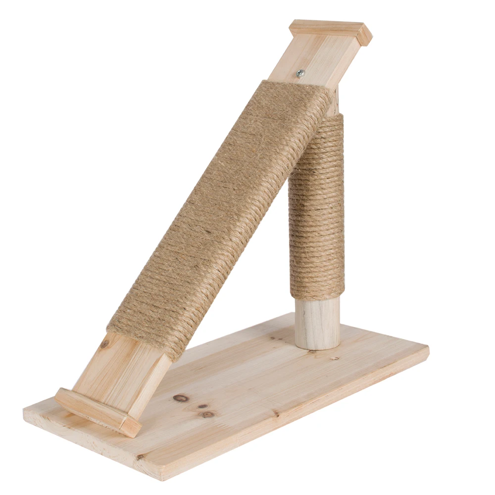 Bsci Natural Wooden Simple Cat Scratcher Buy Wooden Cat Scratcher
