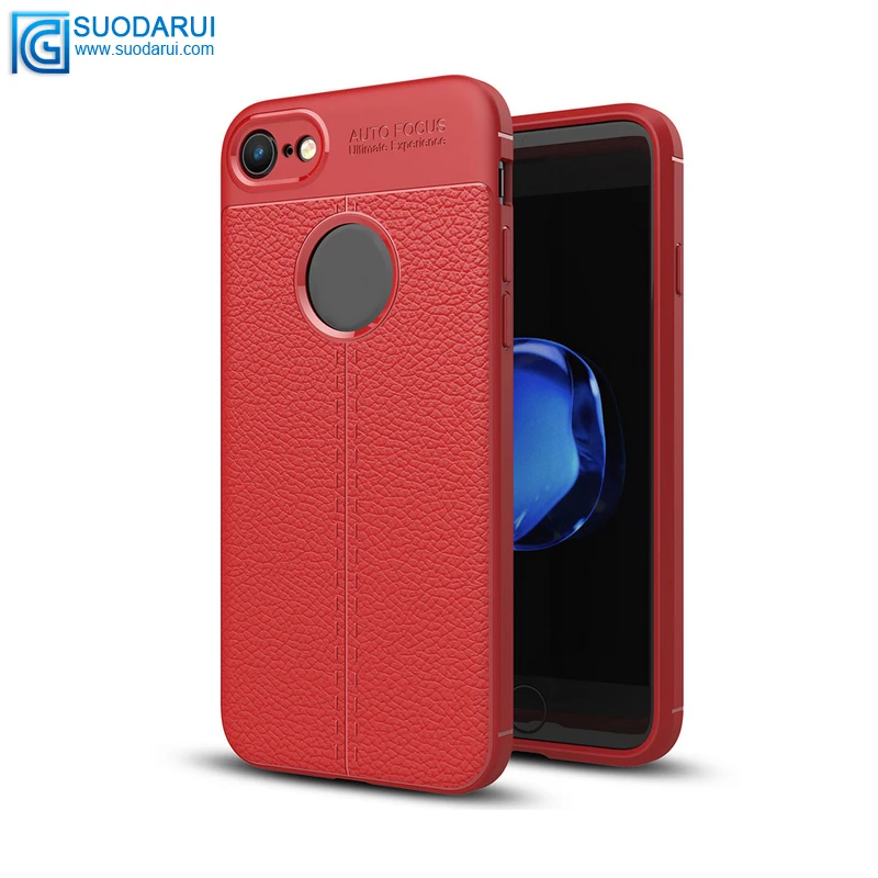 Hot selling Shockproof Case Soft tpu case For Iphone 7/8 / 7 Plus /8PLus Carbon fiber Cover