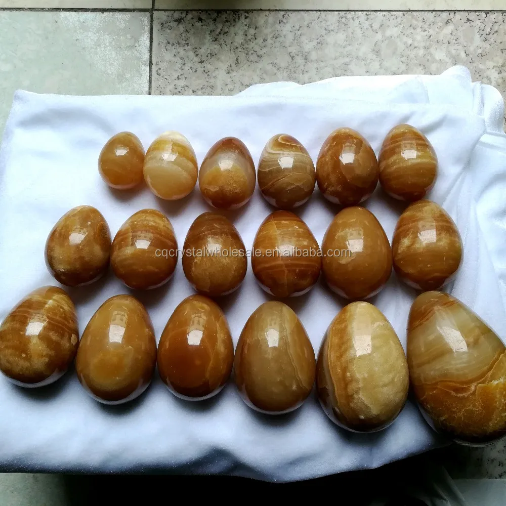Cheap Natural Yellow Agate Stone Eggs,Large Crystal Eggs Buy Semi