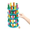 High quality wooden blocks child toy tower collapse with eco-friendly water paint to develop kids Practical and Creative ability
