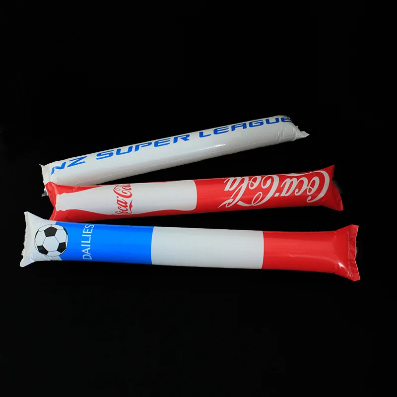 Inflatable PE led bang bang thunder cheering sticks