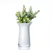 Factory price reversible trumpet clear glass vase for flowers