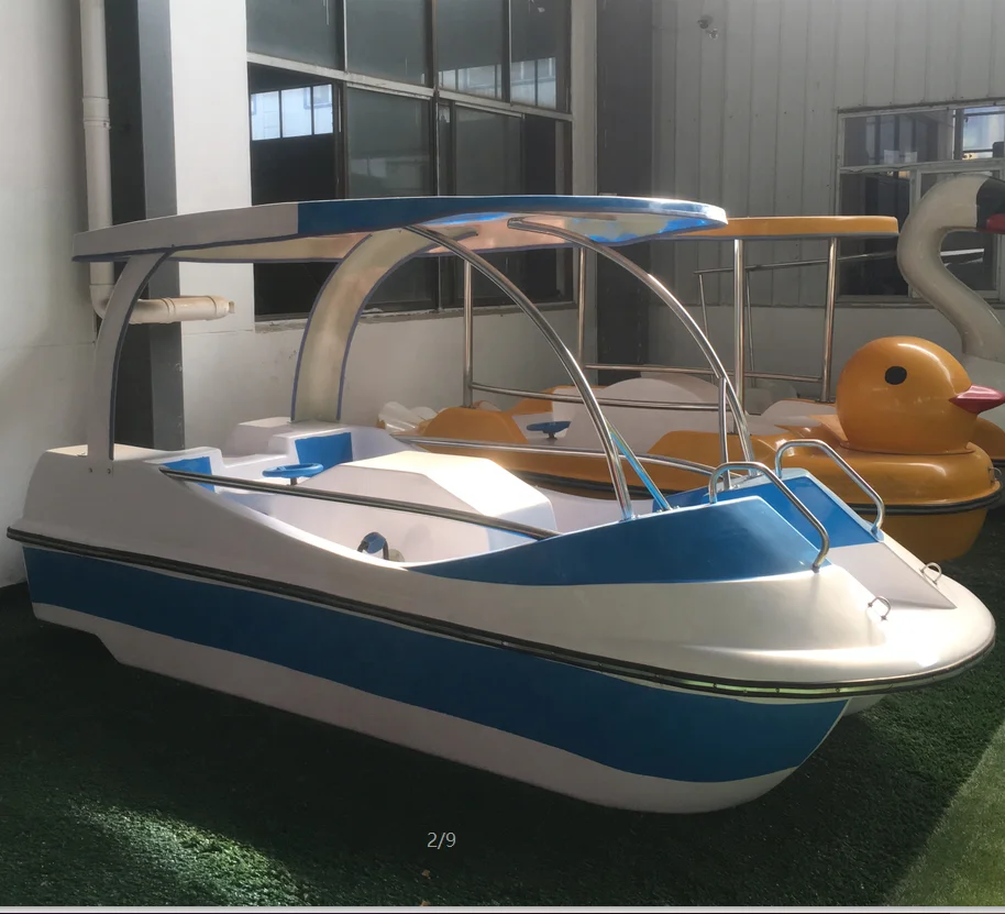 

4 person tretboot pedal boat water prdal board mini power boat, Customized color