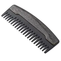

2019 wholesale new design zinc alloy hair beard comb beard comb metal