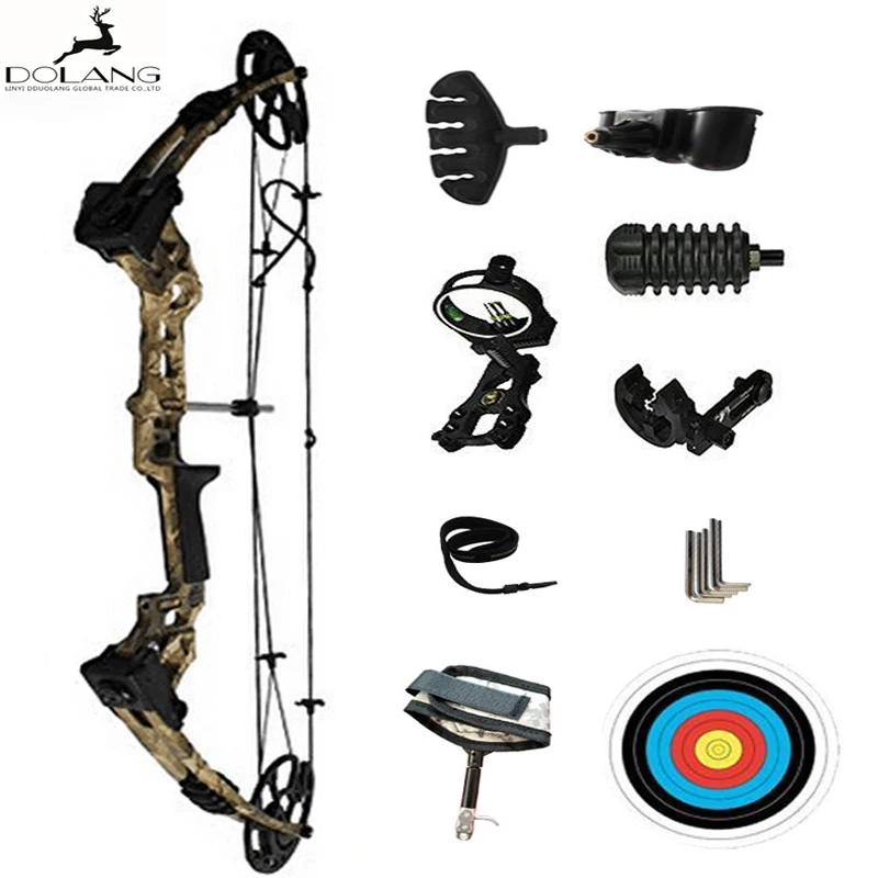 

hunting 320 fps triangle compound bow case compound bow arrow archery, Black;purple;camo;etc