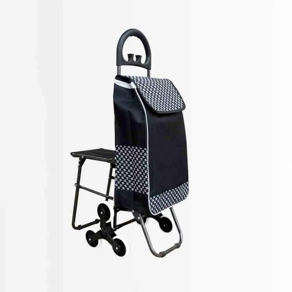 maxam trolley bag with folding chair