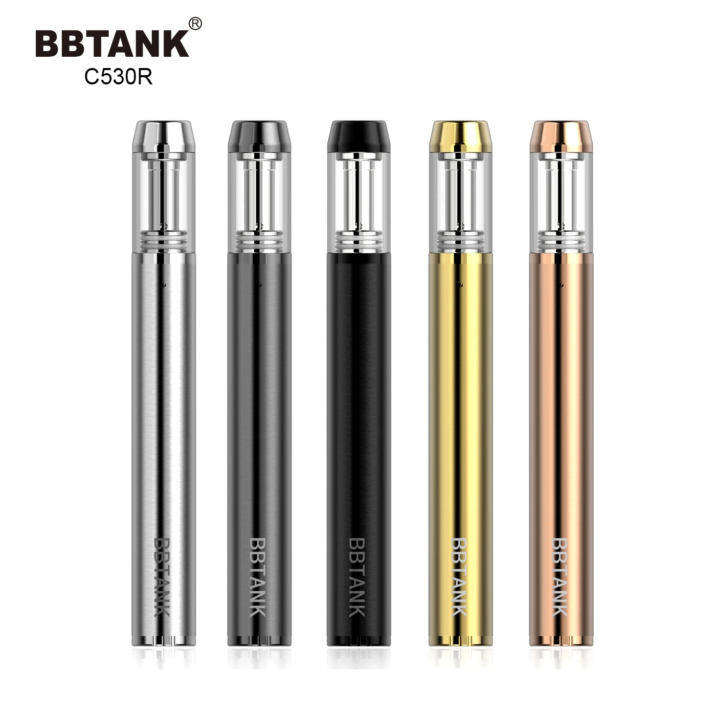 New Trending Electronic Cigarette With .5 Ml Vape Cartridge 530mah Rechargeable Battery Single Use Pen