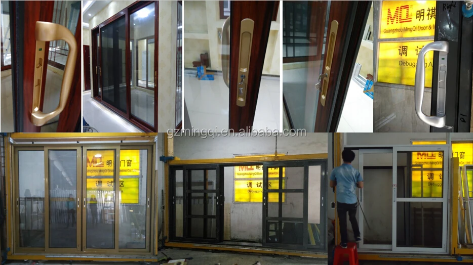 Heat insulation aluminum sliding door philippines price and design for office