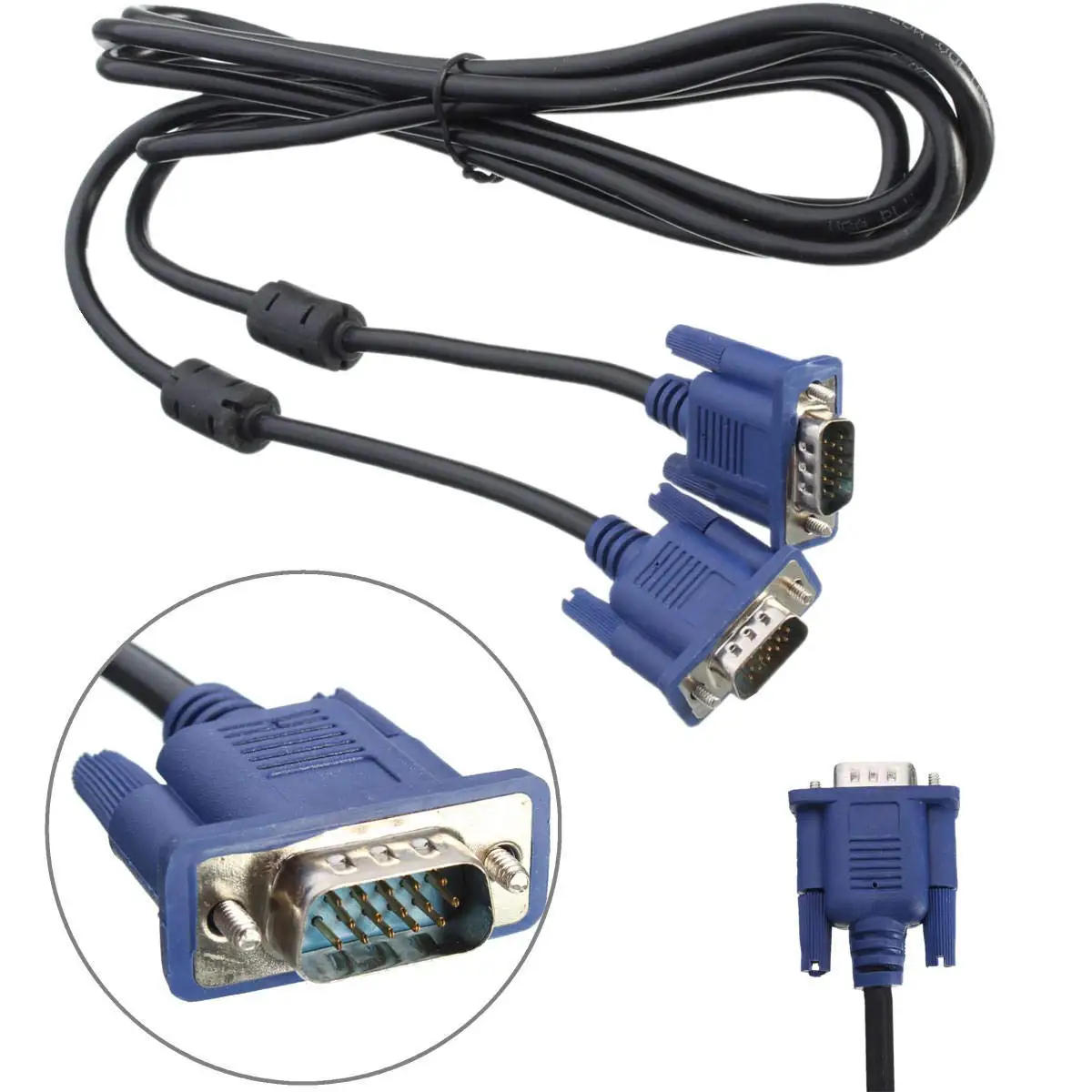 3 Feet Connects HDTV/’s /& Graphics Cards Shielded Copper VGA Video Cable KabelDirekt SVGA Top Series VGA Cable Male to Male Computer Monitor Cables