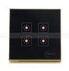 Alloy Metal Frame Zero Firewire 86-type Touch Control Lighting Switch