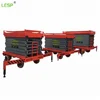 High quality hydraulic movable scissor lift/High load trailer scissor lift, mobile lifting platform