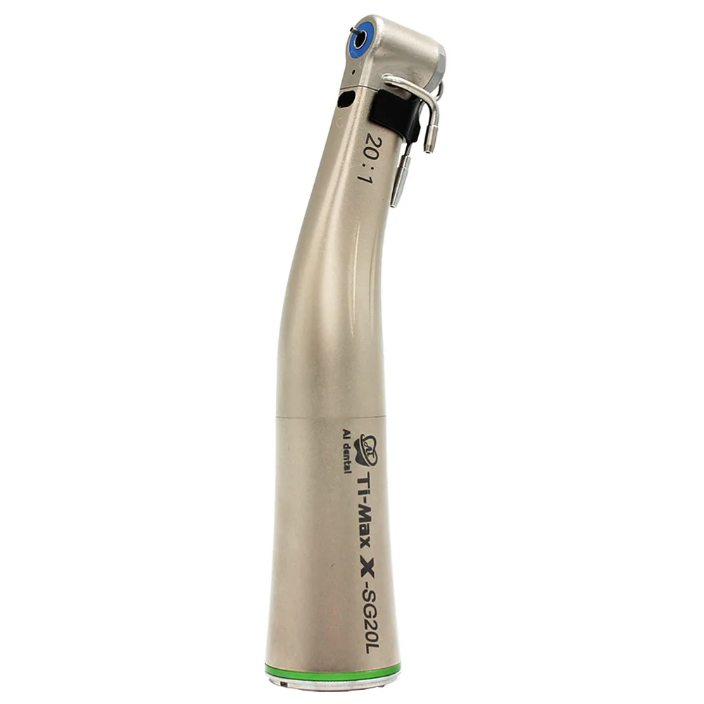 

20:1 low speed dentales instruments handpiece with fiber optic for Implant dental tools LED machine motor price, Green