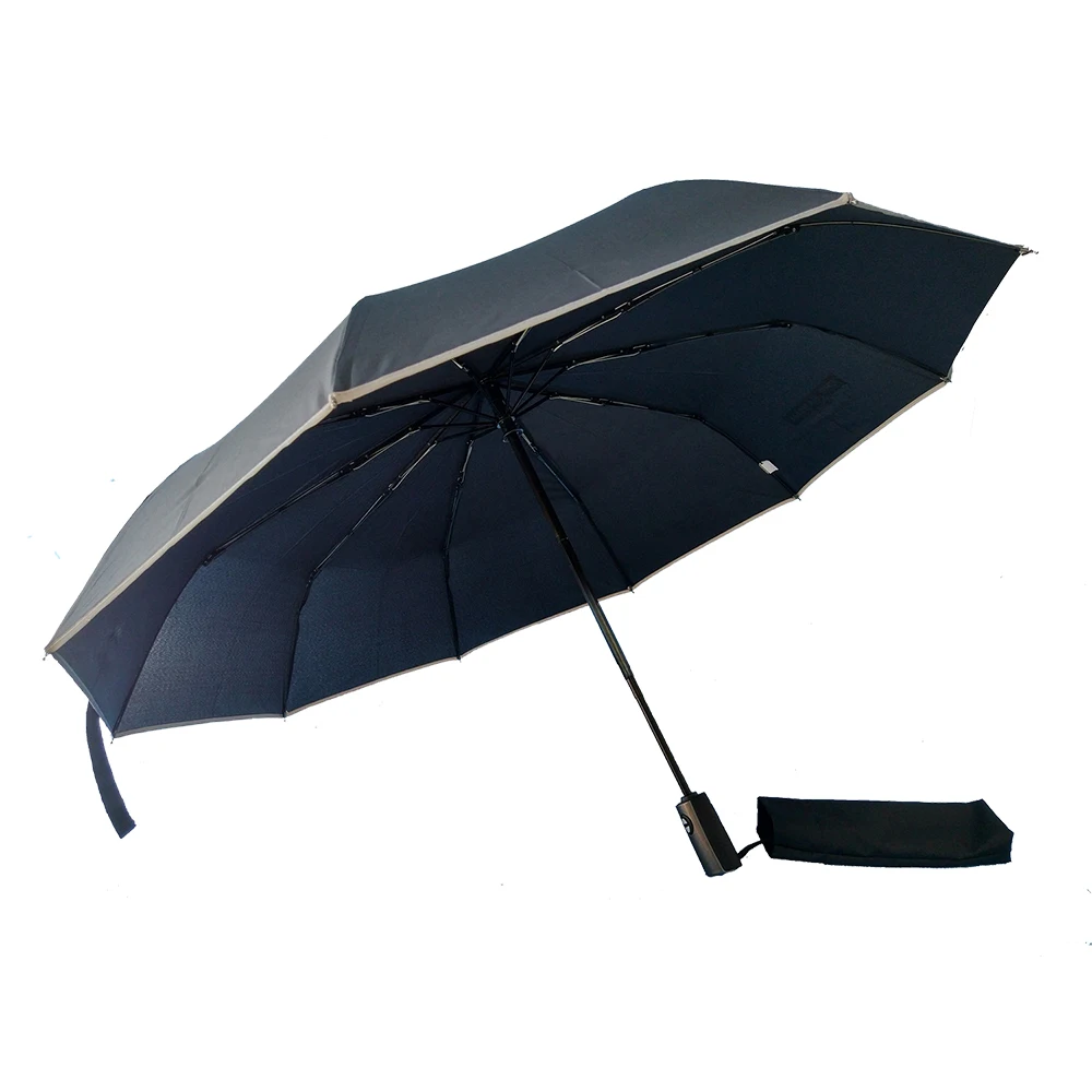 23 Inch 210t Amazon 2 Layer Large Reinforced 60 Mph Windproof Umbrella