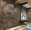 Natural Black Granite Loose Wall Cladding Split Big Granite BlocksFor Wall