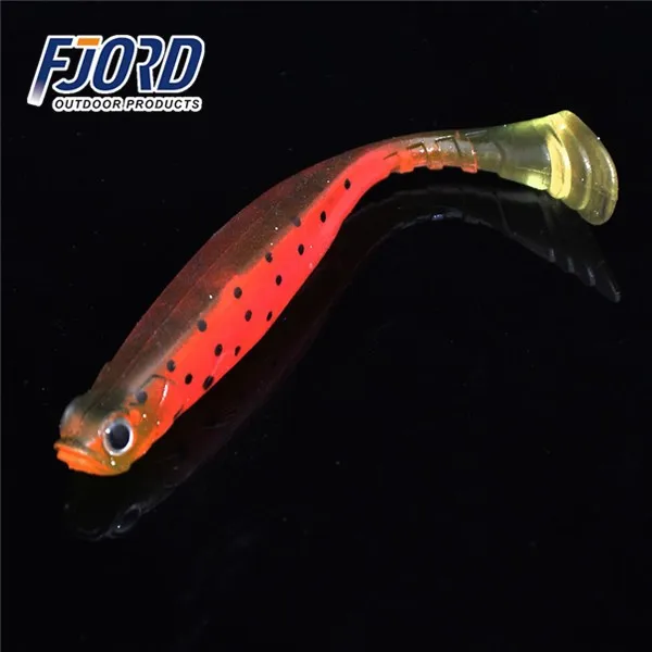 

FJORD Free sample silicone soft fishing lure with high quality, 5color