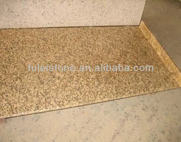 tiger skin yellow countertop