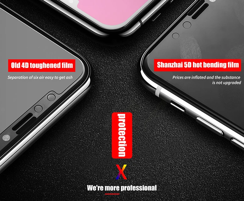 5D Curved Edge Premium Tempered Glass For Samsung Galaxy S6 S7 Edge S9 Screen Protector Film For Samsung S8 S9 Plus S8 Tempered