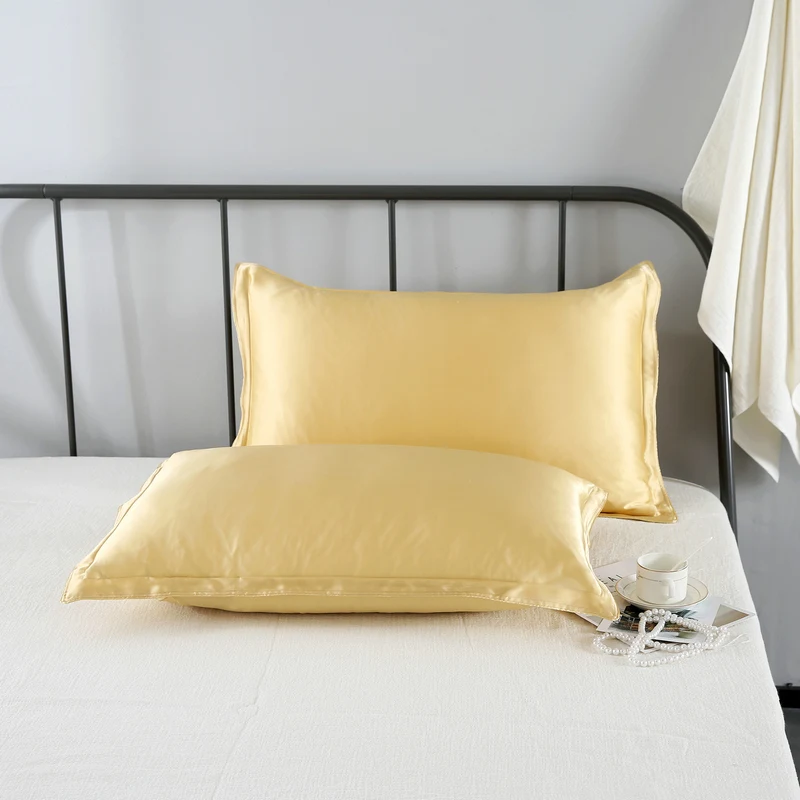 19momme Double Face Silk Pillowcase Queen smooth silk