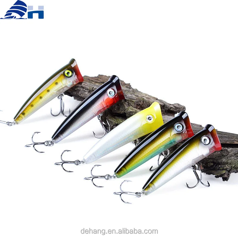 

Factory price 6 colors 7cm 11g floating popper lure hard minnow lures, Multi color