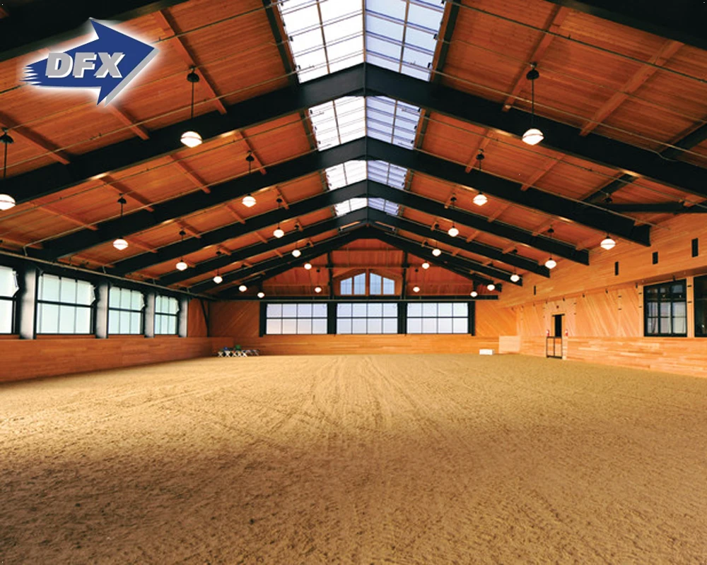 cost saving prefabricated steel structure horse stall