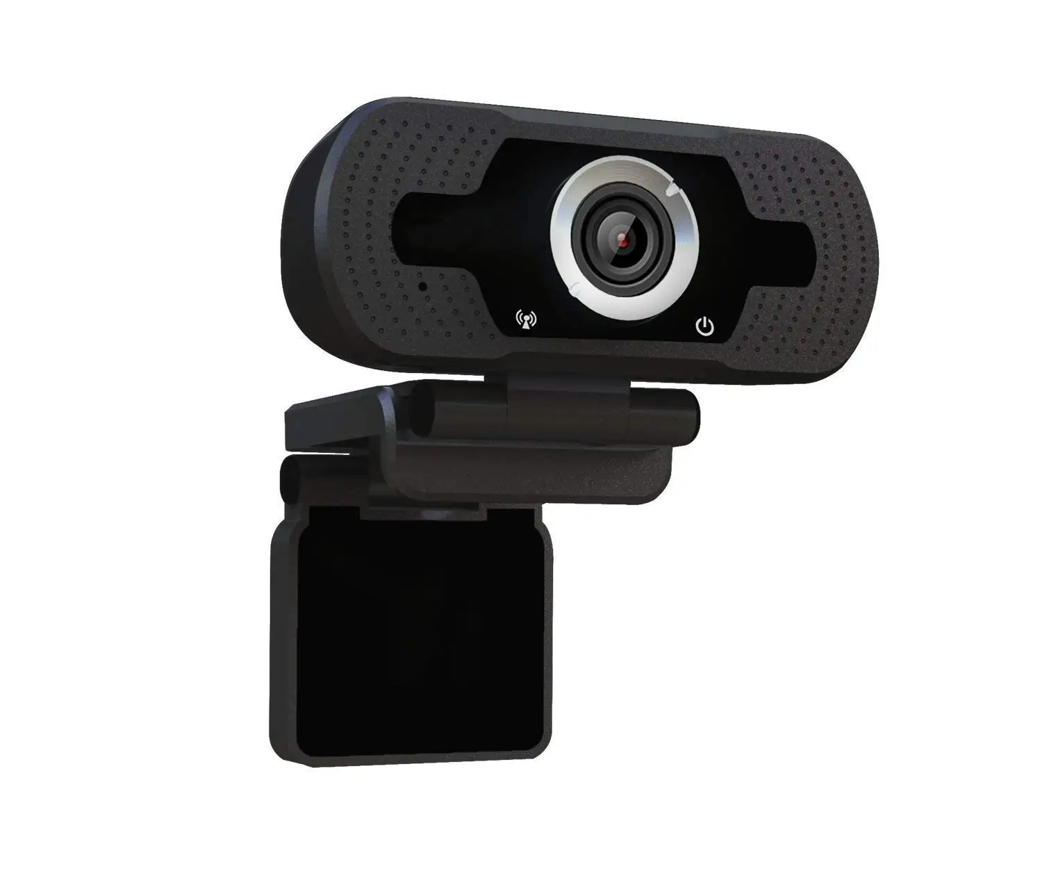 Teleprompter for laptop webcam