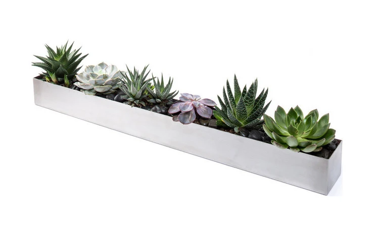 Rectangular Fruit Trough Planter Galvanized Fruit Trough Planter Galvanized